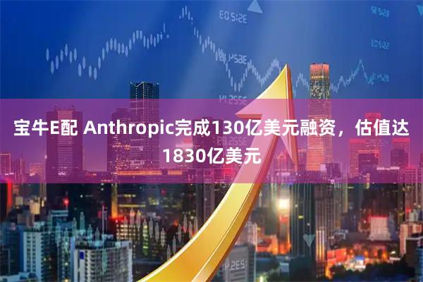 宝牛E配 Anthropic完成130亿美元融资，估值达1830亿美元